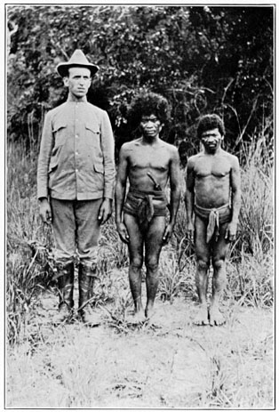 Showing the relative height of American, mixed blood and pure Negrito.