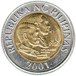 10 Peso Obverse