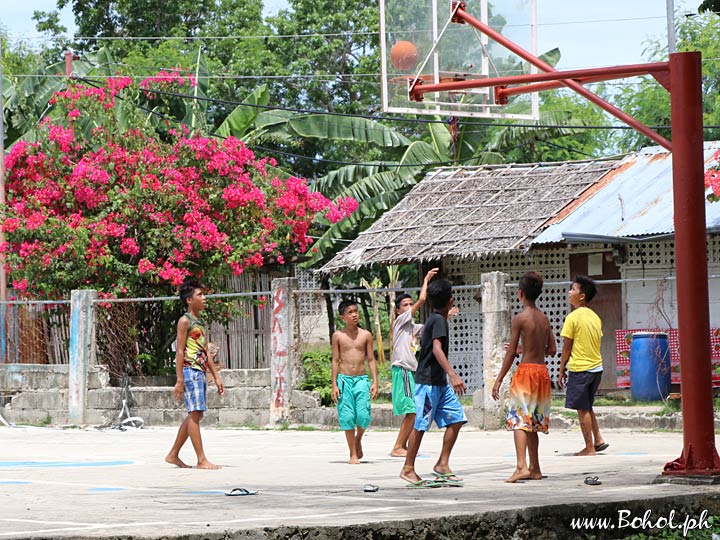 Playing Basketball