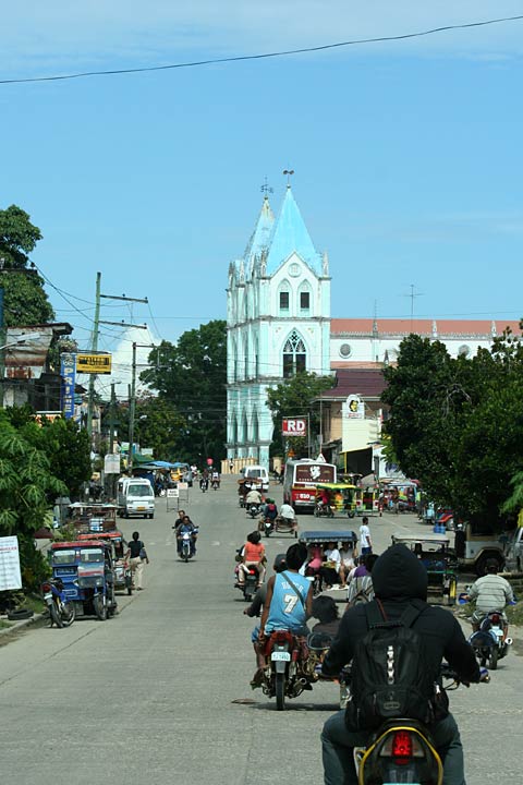 Calape Church from the road