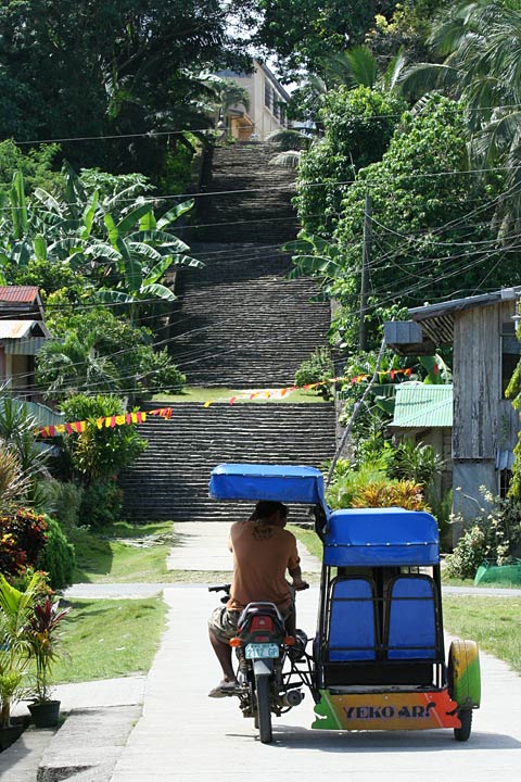 Inang-Angan seen from below.