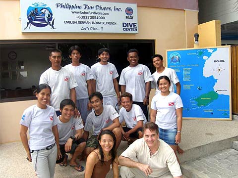 Staff at Philippine Fun Divers