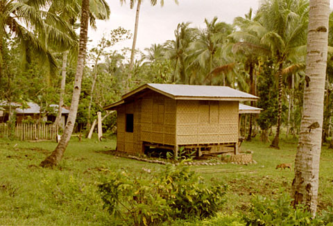 House made of bamboo