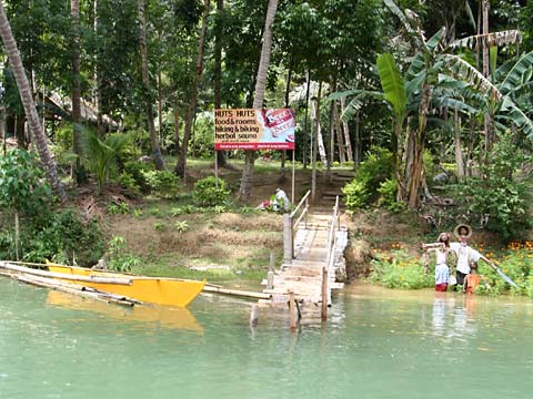 Entrance to Nuts Huts