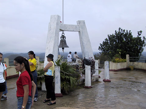 Bell at the top of the Chocolate Hills